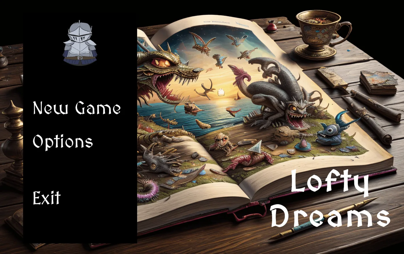 Lofty Dreams main menu